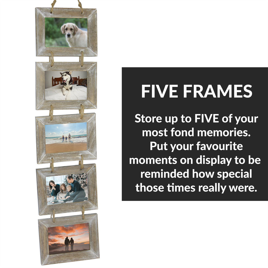 5 Wooden Picture Frame Hanger | M&W	
