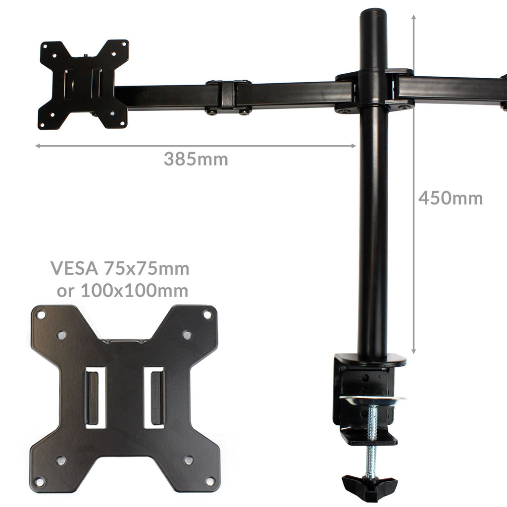 Dual Arm Monitor Bracket | M&W	