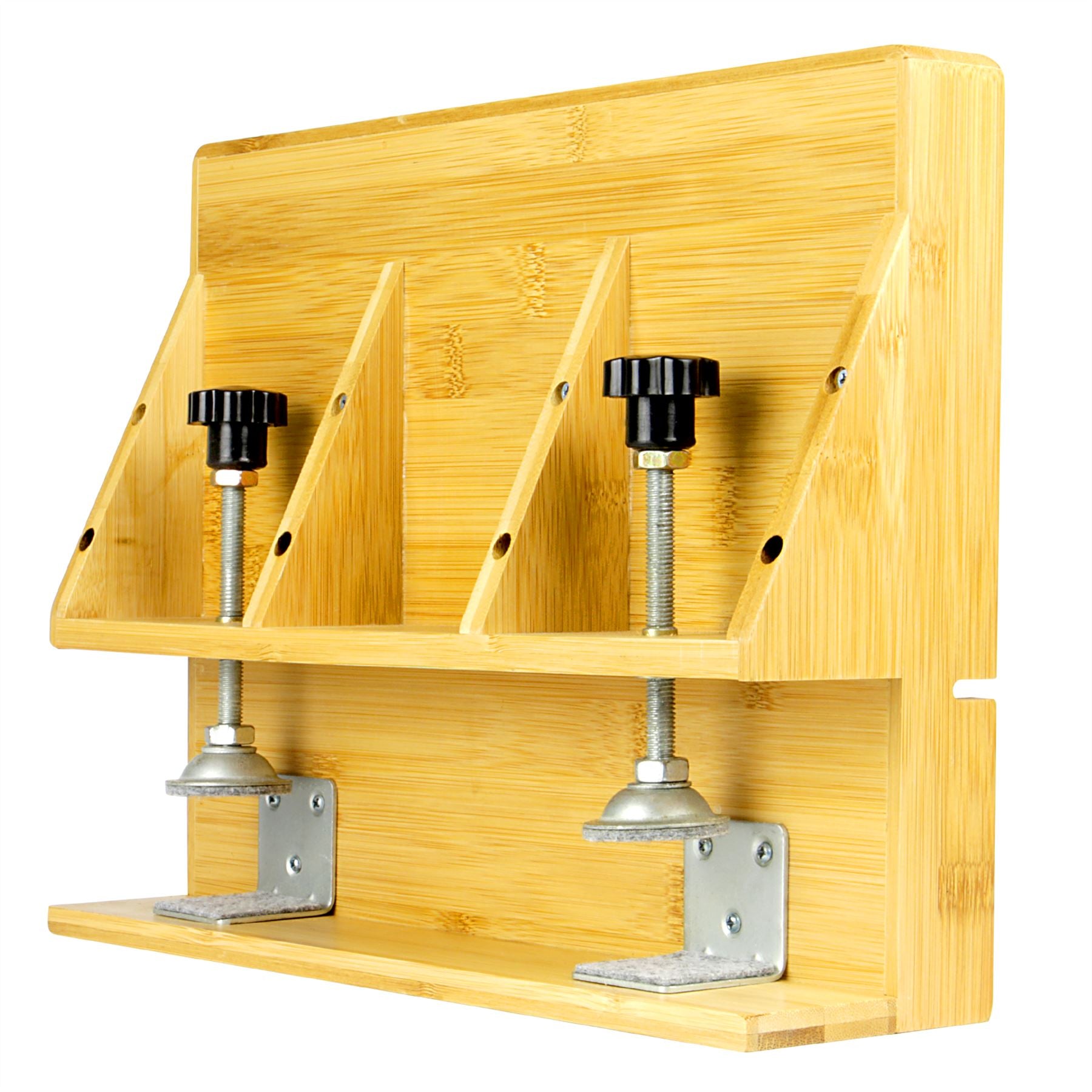 Bamboo Clip-On Bedside Shelf | M&W	