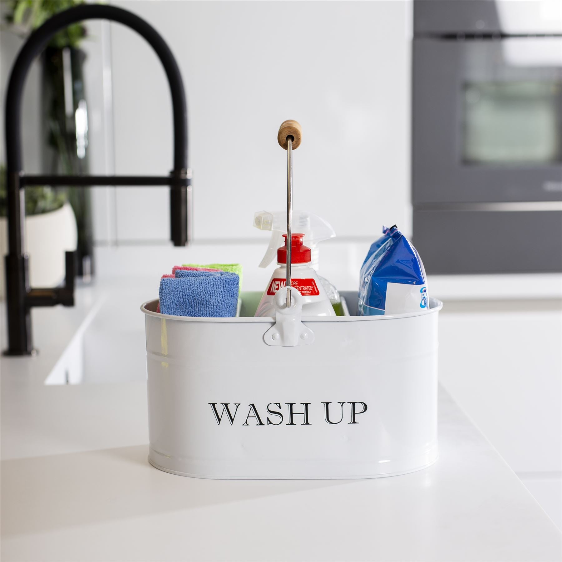 Wash Up Tidy Chalk White | M&W	