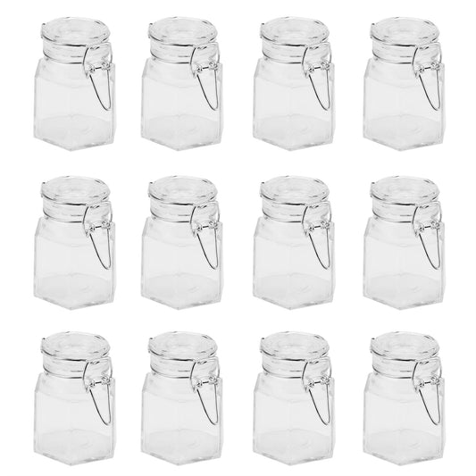 Hexagonal Spice Jars - Set of 12 | M&W	