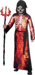 Fire Reaper Halloween Fancy Dress Child Costume - Age 12-14 Years