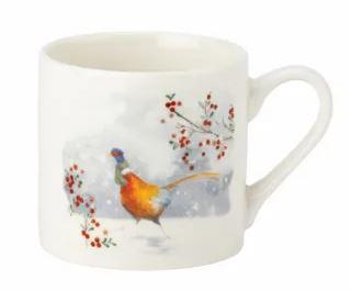 Foxwood Home Christmas Mug & Coaster Set Pheasant