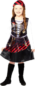 Pirate Girl Fancy Dress Costume - Age 6-8 Years