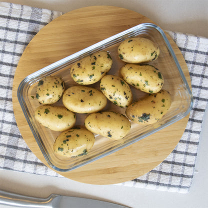 Glass Roasting & Baking Oven Dishes - Set of 3 | M&W	