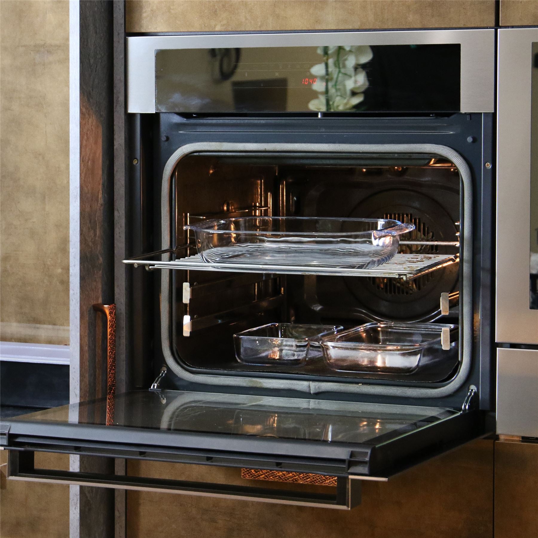 Glass Roasting & Baking Oven Dishes - Set of 3 | M&W	