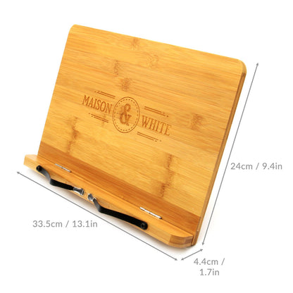 Bamboo Recipe Book Stand | M&W	