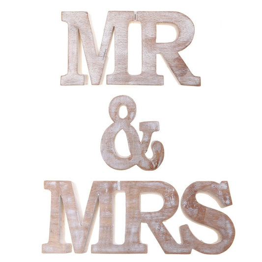 Sass & Belle Mr & Mrs Standing Letters	