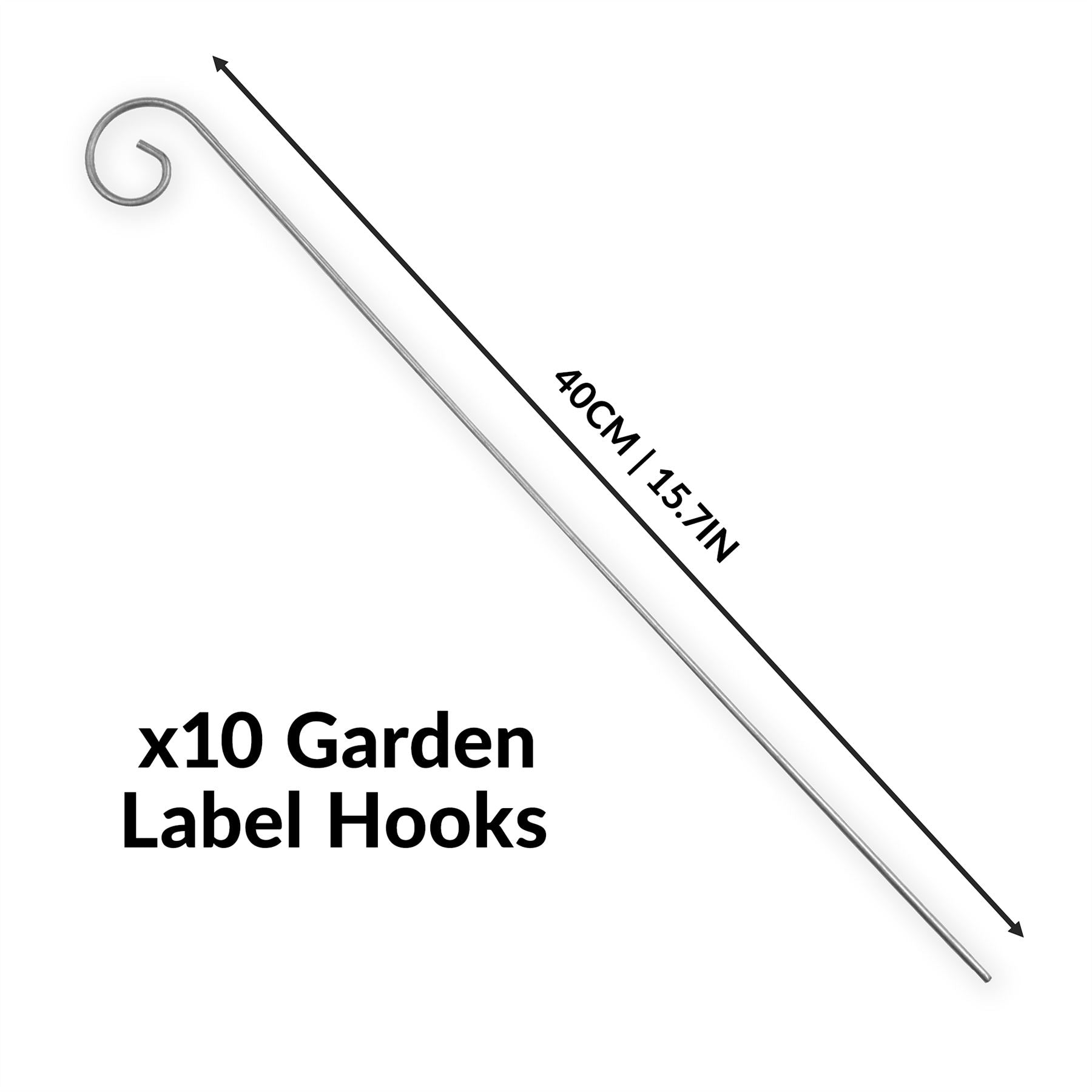 Garden Slate Plant Labels & Chalk - Set of 10 | M&W	