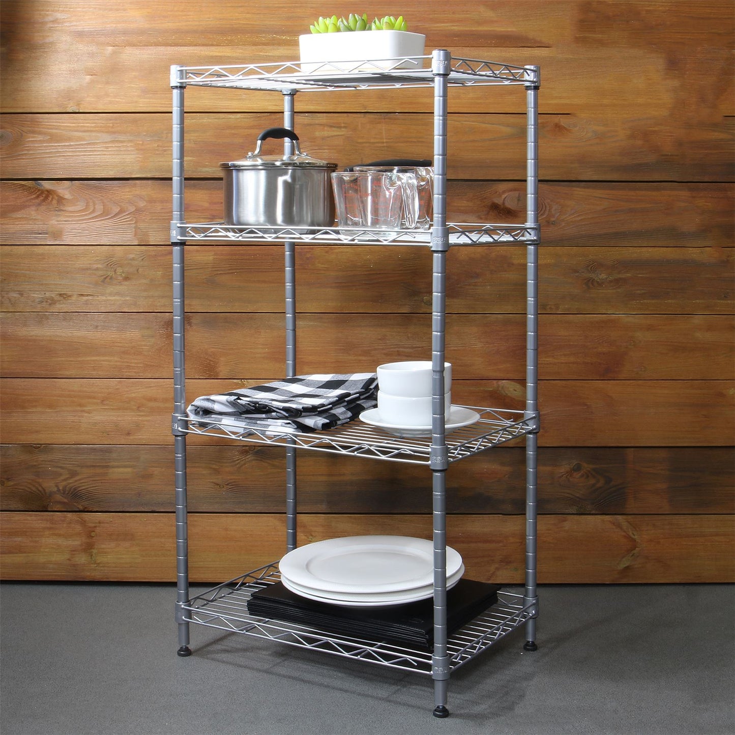 4 Tier Shelving Unit | M&W	