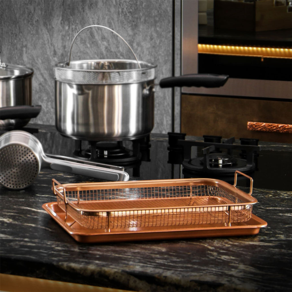Copper Crisping Basket & Baking Tray | M&W	