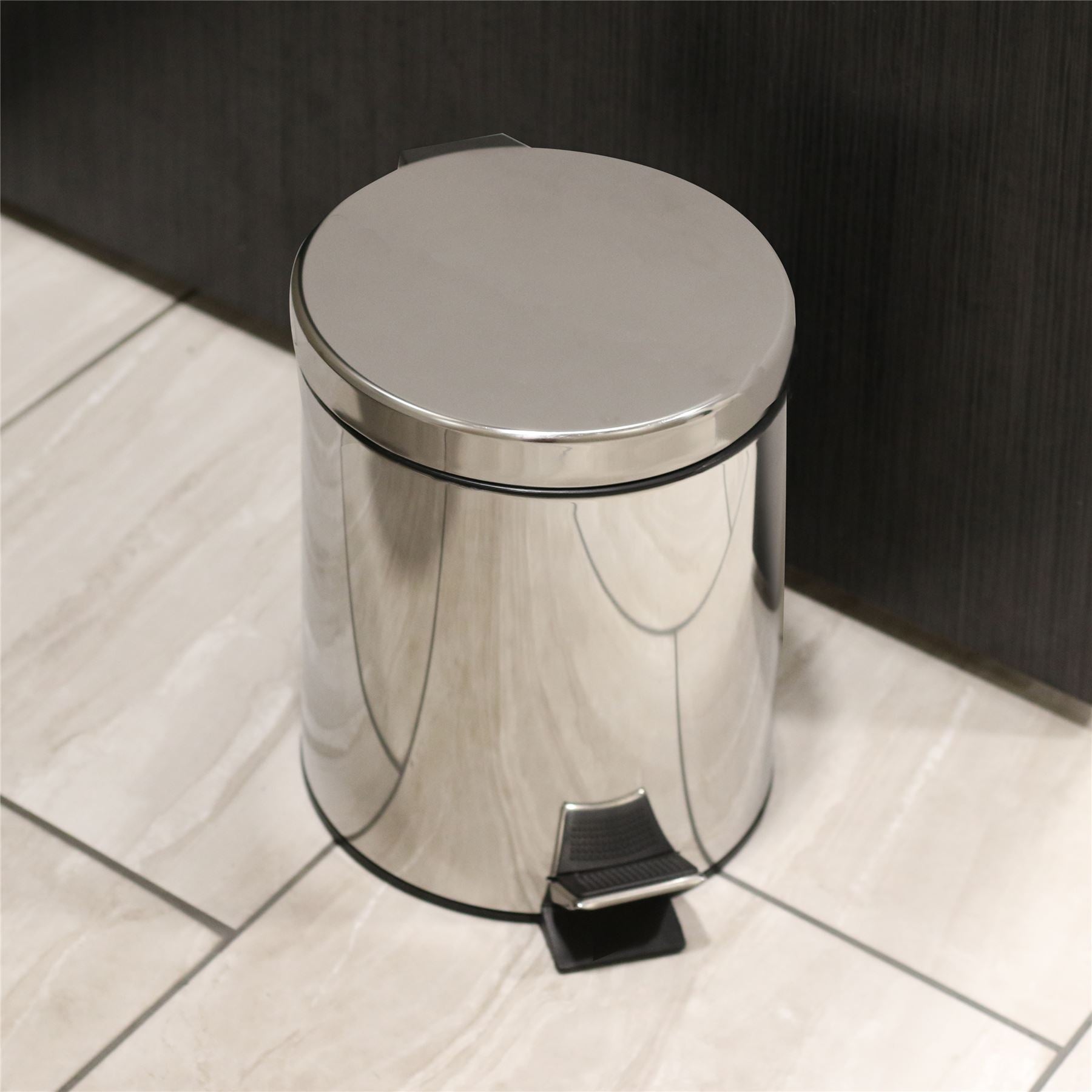 5L Pedal Bin Stainless Steel | M&W	