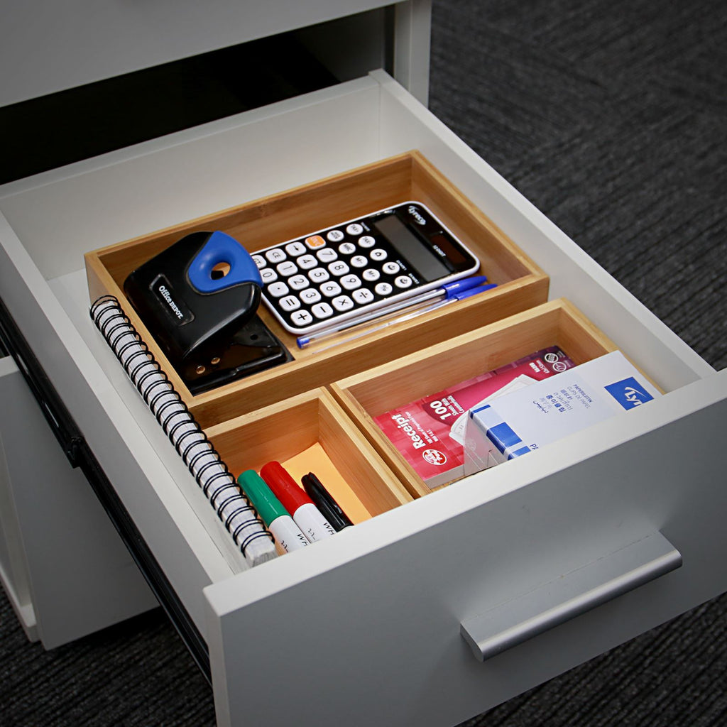 Bamboo Drawer Organiser - 5 Piece | M&W	