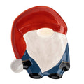 Foxwood Home Christmas Gonk Shaped Embossed Plate