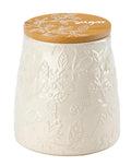 Fieldview Farm Embossed Sugar Canister - Bamboo Lid