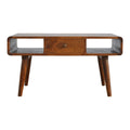 Artisan Curved Chestnut Coffee Table	