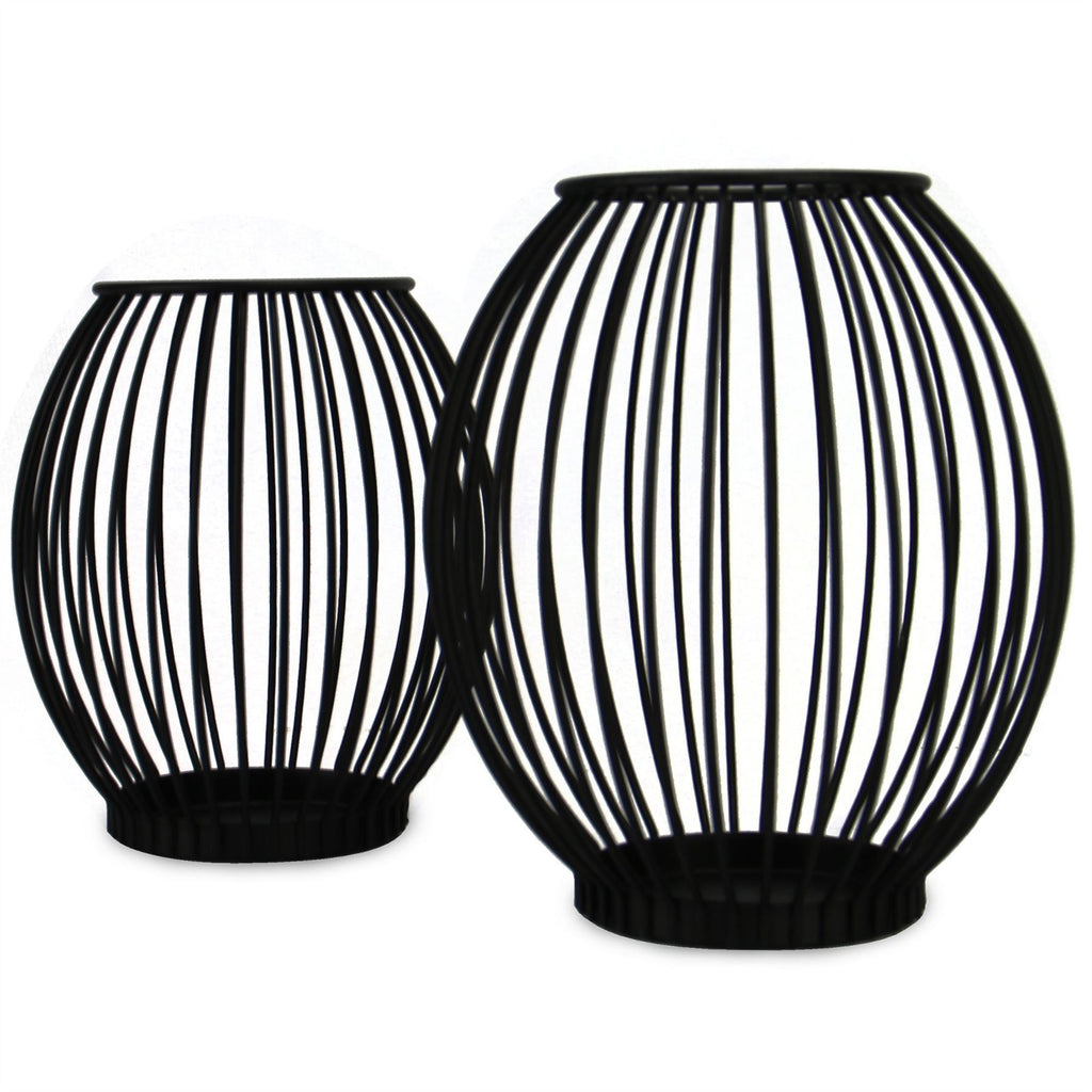Cage Candle Holders - Set of 2 | M&W	