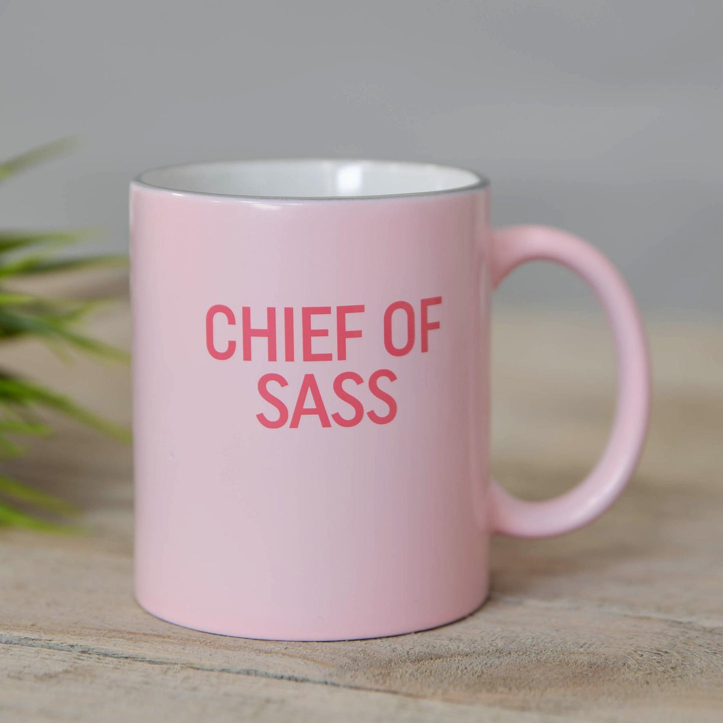 The Office Pink Mug - Chief Of Sass	