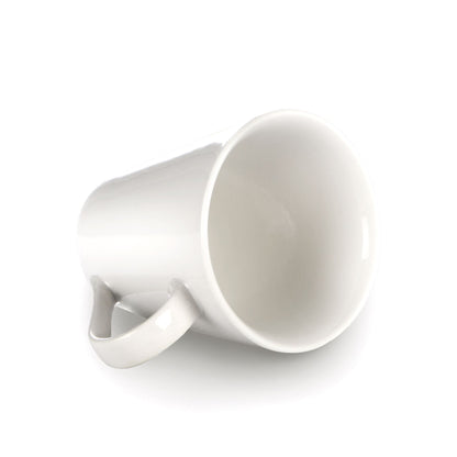 Porcelain White Coffee Mugs - Set of 12 | M&W	