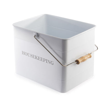 Vintage Housekeeping Cleaning Caddy White | M&W	