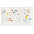Pressed Flowers Rectangle Platter