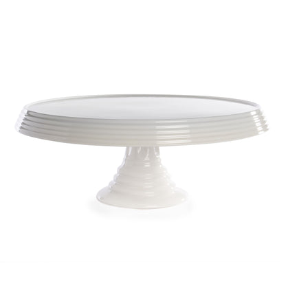 Ceramic Cake Stand with Glass Cover | M&W	
