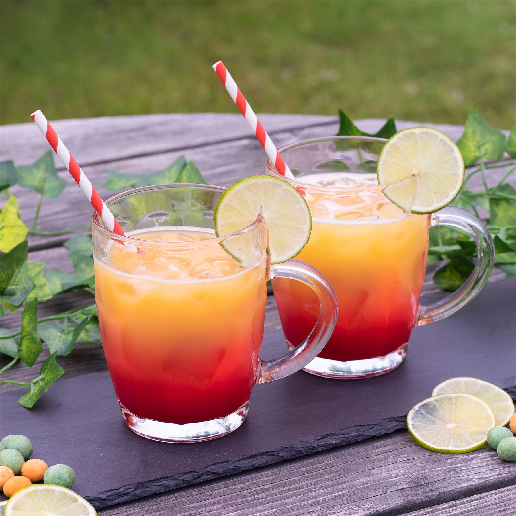 Glass Beer Tankards - Set of 4 | M&W	