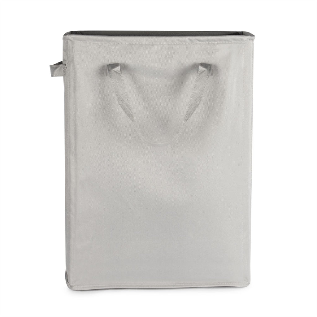 45L Slim Laundry Basket with Handles Grey | M&W	