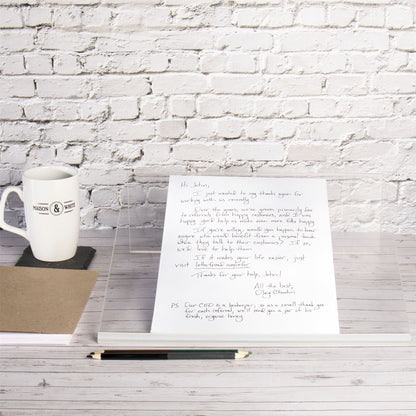 Clear Acrylic Writing Slope | Pukkr	