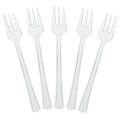 Clear Plastic Mini Forks (40pk)