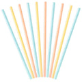 Pastel Mix Paper Straws (10pk)