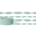 Mint Green Crepe Paper Streamer - 24m