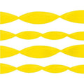 Yellow Crepe Paper Streamer - 24m
