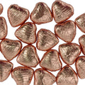 Copper Foil Chocolate Hearts x20