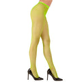 Neon Green Fishnet Tights - Adult One Size