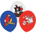 Treasure Island Pirate Balloons - 11" Latex (6pk)