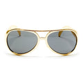 Gold Elvis Style Glasses