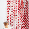 Red Heart Fringe Curtain - 1m x 2.2m