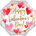 White Valentine's Day Balloon - 22" Foil