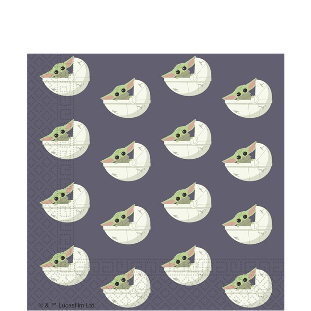 Star Wars Mandalorian Paper Napkins - 33cm (20pk)