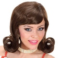 Brown Flip Wig