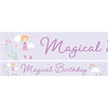 Fairy Princess Paper Birthday Banners (3pk)