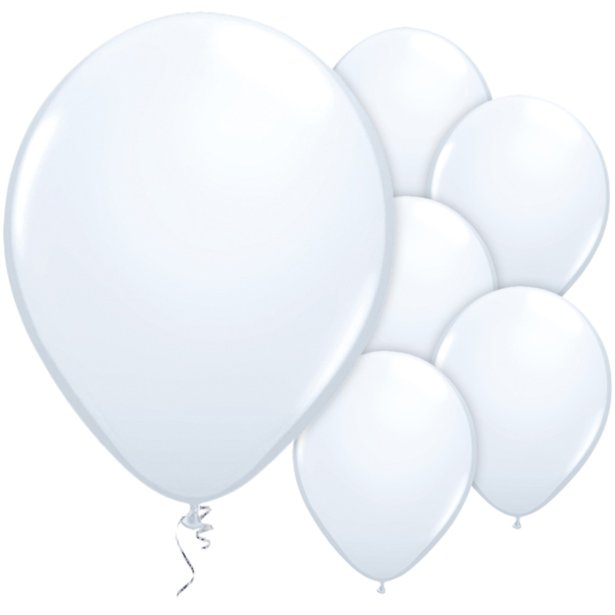 White Balloons - 11'' Latex (25pk)