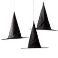 Hanging Black Witches Hats (3pk)