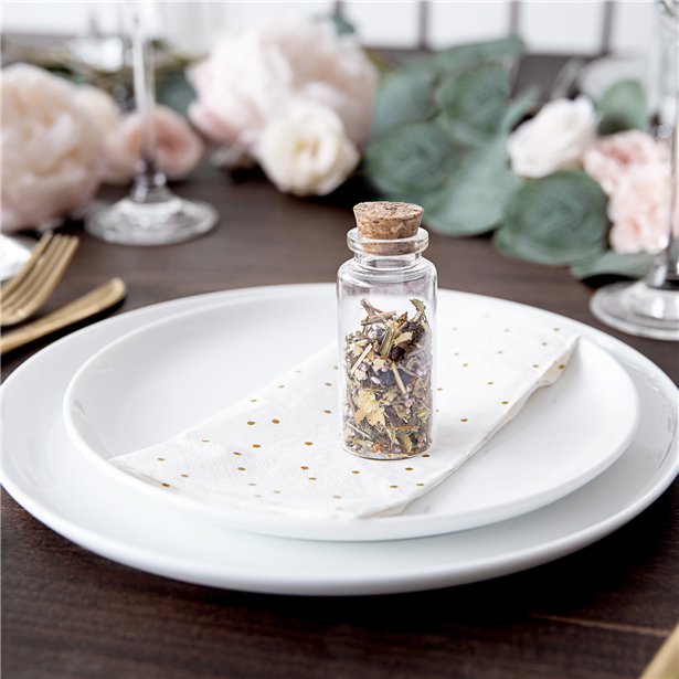 Glass Bottles with Cork Plug - 7.5cm (12pk)