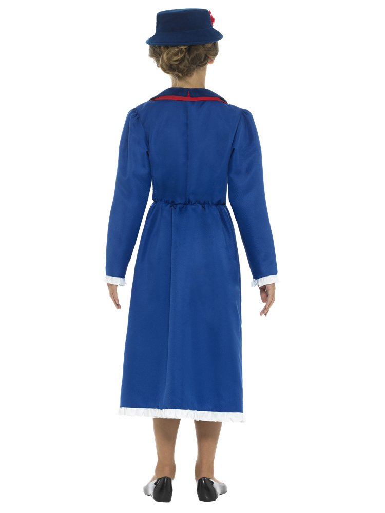 Victorian Nanny Blue Dress - Child and Teen Costume