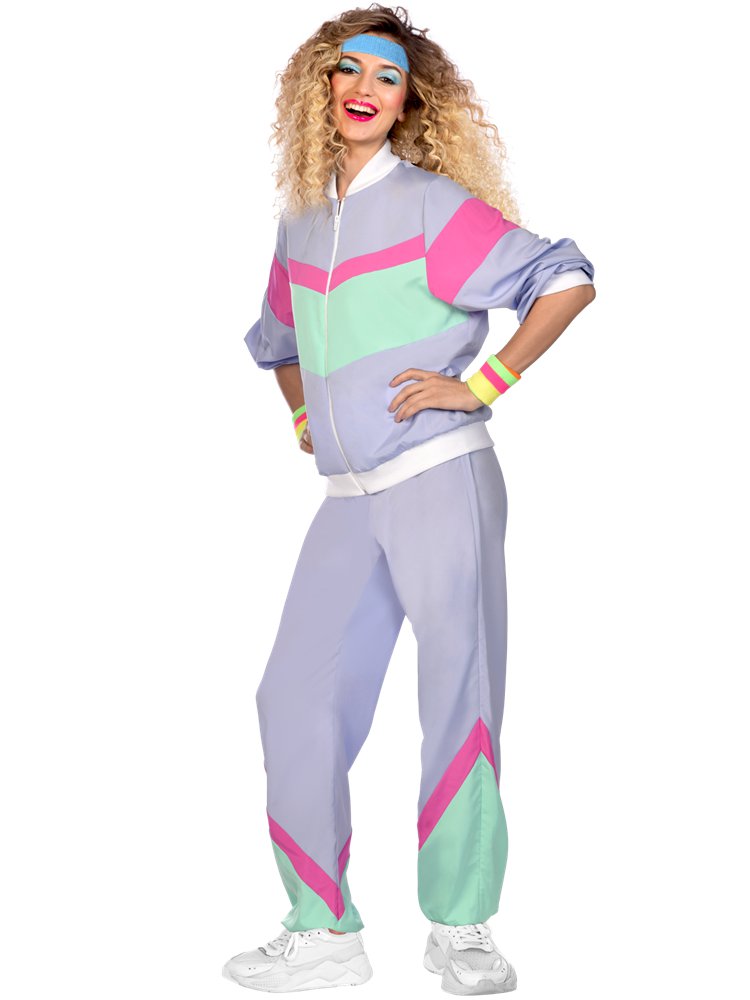 Purple 80s Shell Suit - 14-16