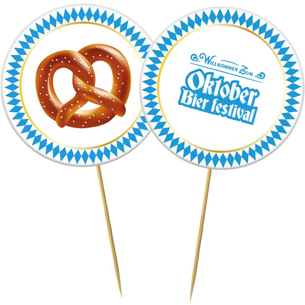 Oktoberfest Cake Toppers (20pk)
