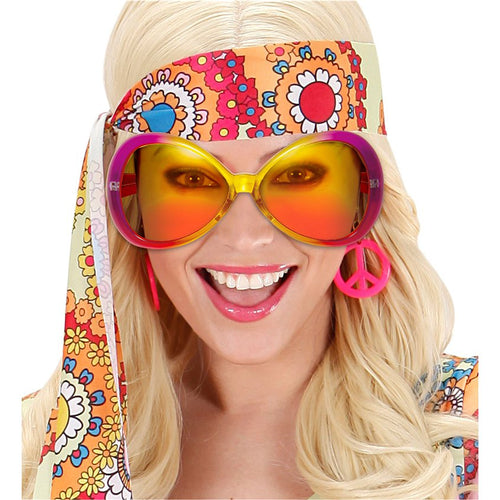 60's Pink/Yellow Glasses