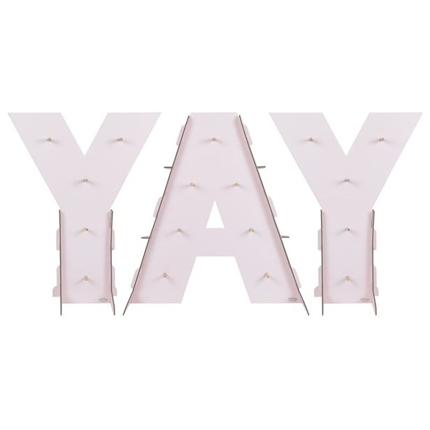 YAY Pink Ombre Donut Wall Stand - 23cm x 40cm